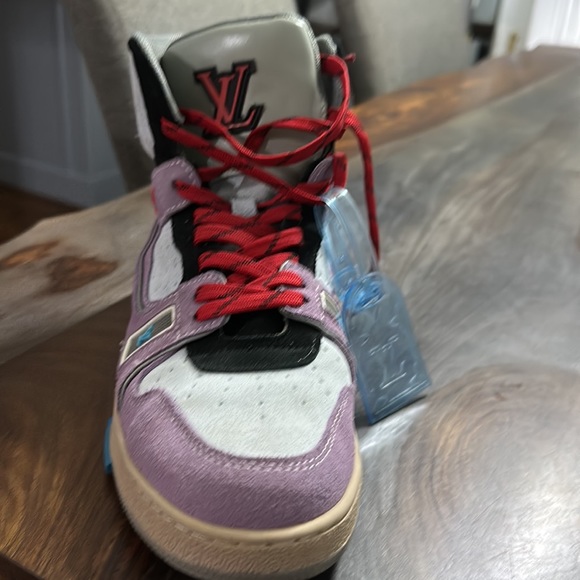 Louis Vuitton trainer sneaker Boot Purple. RP(Once used). - Picture 4 of 12
